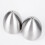 2 Pieces Stainless Steel Pepper Shaker Egg Shaped Salt Shaker Set Kitchen Tool 7