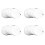 400Pcs Wine Pourer Spout Pourer Disk Drip Pouring Bar Party Wedding Tool Silver 1