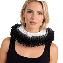 Eye Catching Baroque Themed Neck Ruff Elegant-Two colors