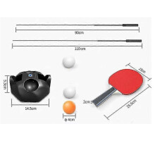 Entrenador de tenis de mesa, juego de tenis de mesa portátil para niños con mango suave para autoaprendizaje, descompresión, entretenim