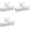 3X EU Plug Outlet 4 Sockets Electrical Socket No Extension Cord with USB Type-C  Two Specifications 1