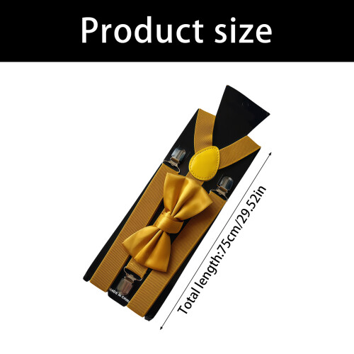Elastic Suspenders With Secure Grip Retro Styling Universal Fit 2