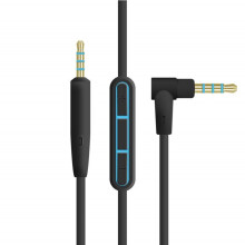 BUTIAO PXC550-kabel, kompatibel med Sennheiser PXC550 PXC480 PXC 55 med mikrofon, fjärrkontroll, volym