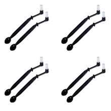 Coffee Machine Brush Cleaner Nylon Espresso Machine Brush Coffee Cleaning Tool with Spoon (8 Pack)