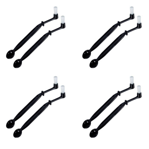 Coffee Machine Brush Cleaner Nylon Espresso Machine Brush Coffee Cleaning Tool with Spoon (8 Pack)