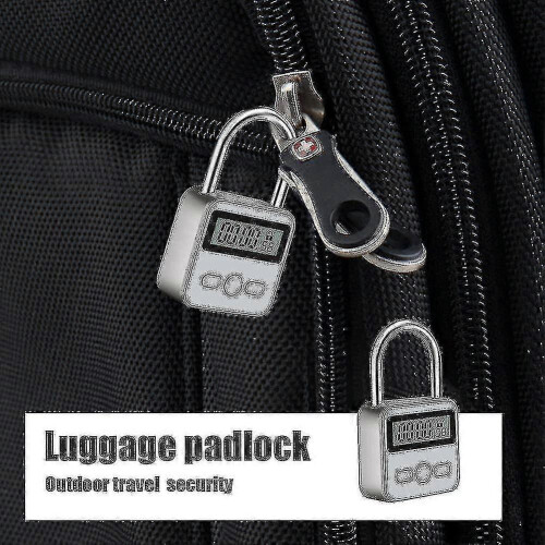 Smart Time Lock, 99 Hours Max Timing Lock With Lcd Display Multifunction Travel Electronic Timer(haoyi) A 2