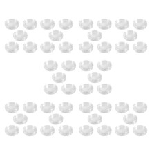 50 Pcs Small Round Transparent Plastic Coin Capsules Box 20mm