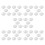 50 Pcs Small Round Transparent Plastic Coin Capsules Box 20mm 1