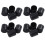 Rubber Möbel Krücke Füße Hocker Stuhl Bein Tip Pad 16Pcs Schwarz 1