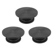 3st 30 cm Keramikhjul Modelleringsplattform Skulptera Skivbordsmodell GöRa Lera Skulpturverktyg Rund Roterande Vändplatta Keramikverktyg Svart