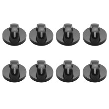 8X Plastic Kitchen Gas Stove Stove Oven Control Rotary Knob Black