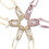 Chaussures de pré-marche avec-Rose Longueur extérieure 11 cm 2