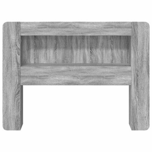 VidaXL vidaXL Headboard Cabinet with Storage Grey Sonoma Engineered Wood 2