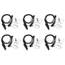 6X Air Acoustic Tube Ohrhoerer Mic Headset PTT Fuer GP380 Tragbares Radio Walkie Talkie GP 340 GP328 GP1280 PRO5150 GP338