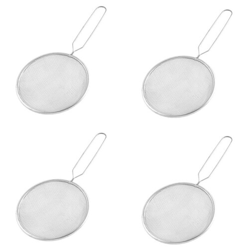 4X Feinsieb ÖLsieb Siebschaufel 12Cm Durchm