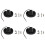 4X Forklift Safety Led Light 5.5 Inch 8W LED Warning Lamp for Fork Truck Security Indicator( ) 1