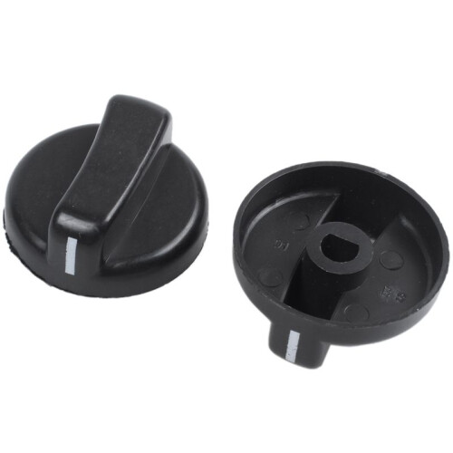20 PCS Kitchen Black Plastic Gas Stove Cooker Control Knobs 2