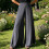 Comfortable Polyester Wide Leg Pants Ideal For Summer-Blue M 11