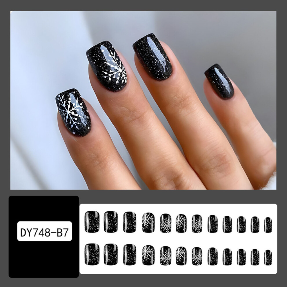 Reach-Tools (Jelly Glue Model) Glitter Resin Fake Nails For Christmas & Dress