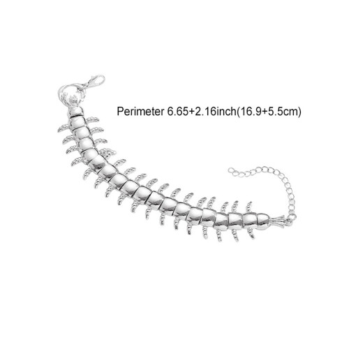 Unique Gothic Centipede Design Alloy Bracelet Lightweight 2