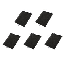 5X Sunshade Roller Blackout Suction Cup Blinds Curtains for Living Kitchen Office Car Window Free-Perforated Curtain A