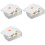 3X Pizza Dough Proofing Box, Stackable Pizza Dough Container W/Lid , Bread Fermentation Storage Boxes, Dough Rising Box 1
