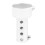 6X Silver Motorcycle Exhaust Can Muffler Insert Baffle DB Killer Silencer 42mm X 80mm 2