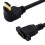 Συμβατό με HDMI 2.0v 4K*2K Γωνία 90 μοιρών Αρσενικό σε Θηλυκό Καλώδιο Προέκτασης Βά 4
