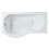 Balterley 1500mm P shaped showerbath LH 2