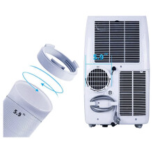 2X Airco-Uitlaatslang Ronde Connector 5,9-Inch Airconditioningsslangconnectoraccessoires
