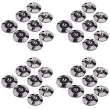 32 STÜCKE Metall Stoßfest Fuß Spikes Pads Ständer Matten für Lautsprecher CD-Abspieler Platten Spieler Verstärker DAC Recorder Füße Pad