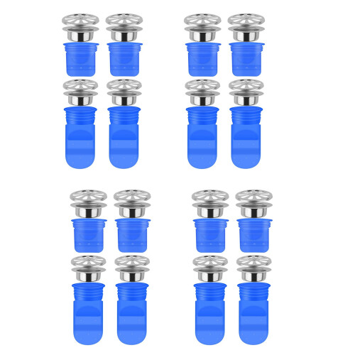 Drain Backflow Preventer 16 Pack, One Way Valve 1.97 Inch Silicone