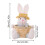 2X Easter Candy Dish, Bunny Easter Basket, Easter Candy Storage Basket, Gift Box for Table Decor Easter Gift,B 4