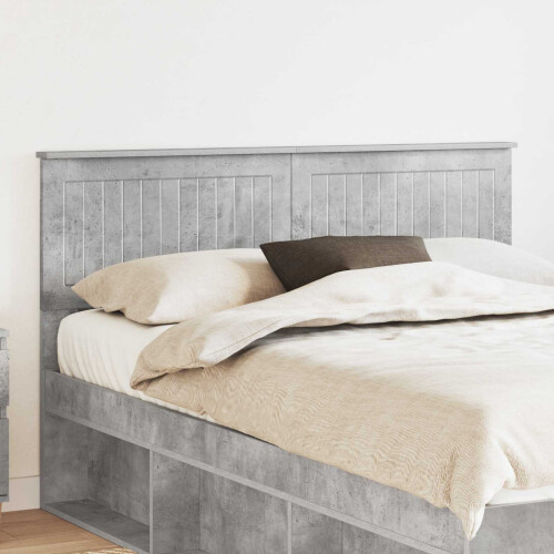 VidaXL vidaXL Headboard Concrete Grey Engineered wood