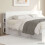 VidaXL vidaXL Headboard Cabinet with Storage High Gloss White Engineered Wood 3