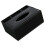 2X PU Tissue Box Remote Control Holder Multifunctional Desktop Organizer Pencil Scissor Container (Black) 7