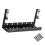 Support escamotable de plateau de gestion de câbles-Noir 40cm 1