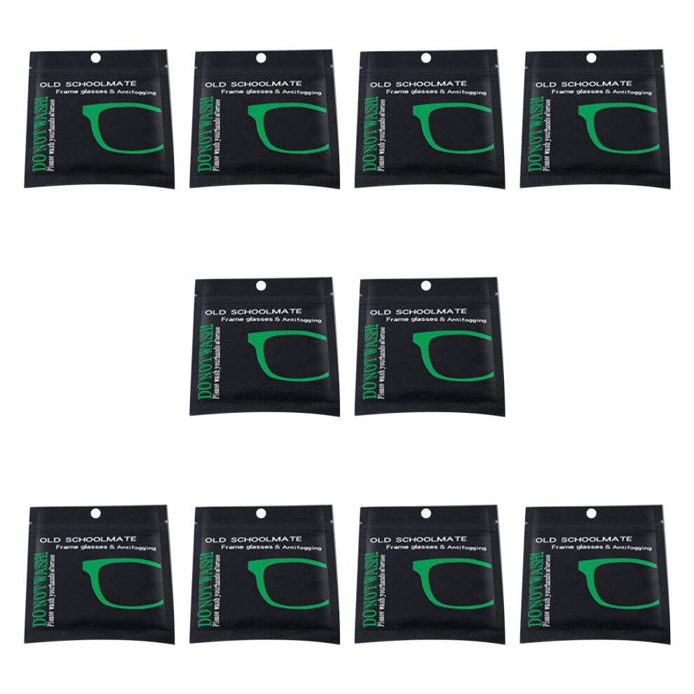 10Pieces Thickened Microfiber Lens Wipes Cleaning Cloth With