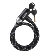 Anti-Theft Nylon Steel Cable Bike Lock - Portable Bicycle Security