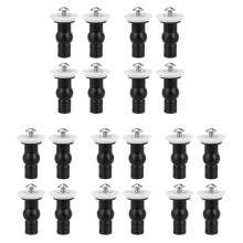 20 Pack Toiletten Sitz Schrauben Toiletten Sitz Scharniere Schraube Ausdehnende Gummi Muttern Schrauben Befestigungen Befestigen Sie die WC Blind Loch