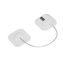 Kombinations-Kühlschrankschloss ohne Bohren - Quadratisches Zahlenschloss Standardgröße (2er-Pack) White