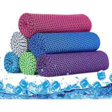 Juego de 6 toallas refrescantes de microfibra con función refrescante, toallas deportivas para fitness, yoga, camping y playa.