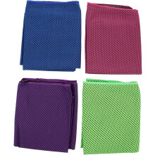 4-pakning kjølehåndkle mikrofiber sportshåndkle kjølende hurtigtørkende for fitness sport yoga camping