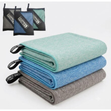 Paquete de 3 toallas de microfibra, absorbentes, de secado rápido, toallas deportivas, toallas de camping para senderismo y fitnes