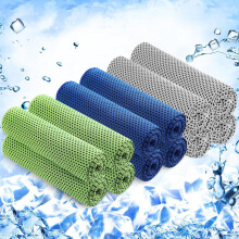 Juego de 12 toallas refrescantes, toallas de microfibra con función refrescante, toallas deportivas para fitness, yoga, camping, p