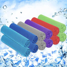 12-pakning kjølehåndkle mikrofiber sportshåndkle kjølende hurtigtørkende for fitness sport yoga camping