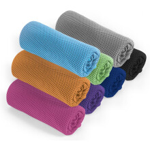 8-delers kjølehåndklesett, mikrofiber kjølehåndkle, strandhåndkle for sport, fitness, yoga, utendørs camping