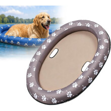 Bärbar minipool (ingen uppblåsning krävs), halkfri PVC-djurpool 100x30 cm, hopfällbar barnpool för sommaren