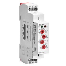 Asymetrické cyklické časové relé GRT8-S2 AC/DC 12-240V 16A Elektronické opakovacie relé GRT8-S1