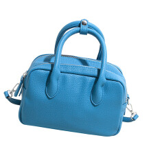Dames lederen vaten tassen kleine hobo's tophandvat-Blauw
